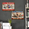 2PCS Airplane Girl - Metal Tin Signs Set(8*12Inch/12*16Inch)