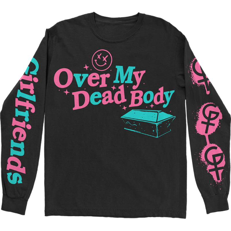 High Street Over My Dead Body print Long Sleeved T-Shirt