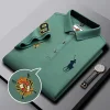 Cotton embroidered polo shirt