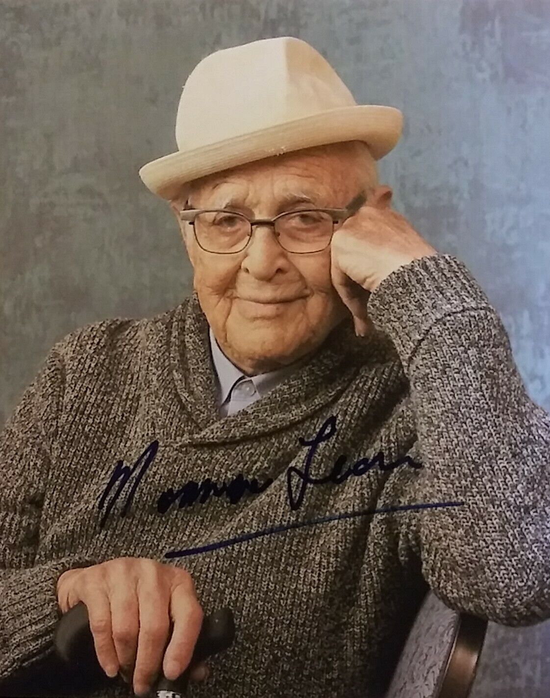 Norman Lear signed 8 x 10