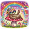 (Box Packaging)Diamond Painting-DIY Crystal Rhinestone Peace Sloth