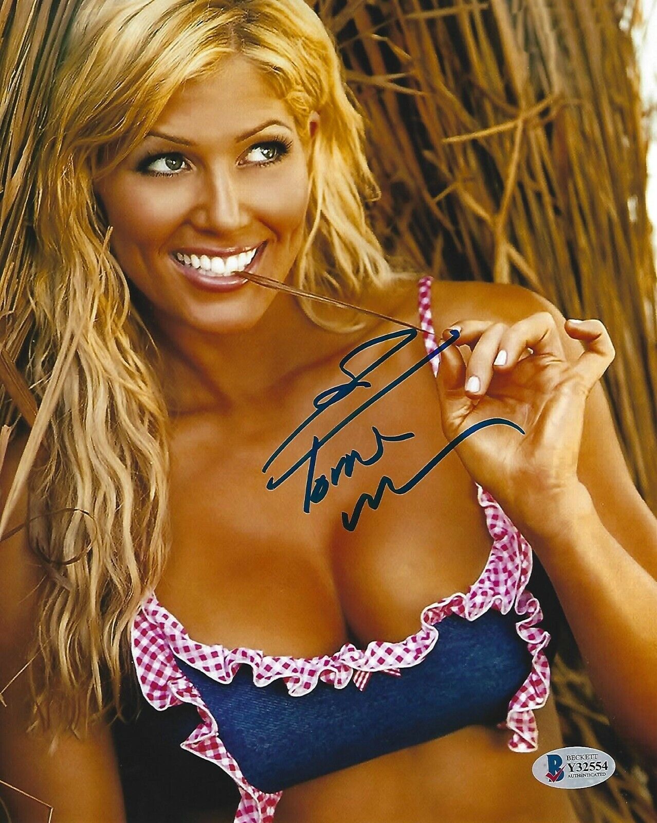 Torrie Wilson Signed 8x10 Photo Poster painting BAS Beckett COA WWE Playboy Picture Autograph 26