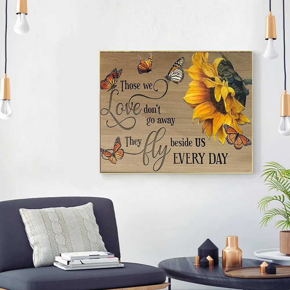 Flower Letters - Paint By Numbers(50*40cm)
