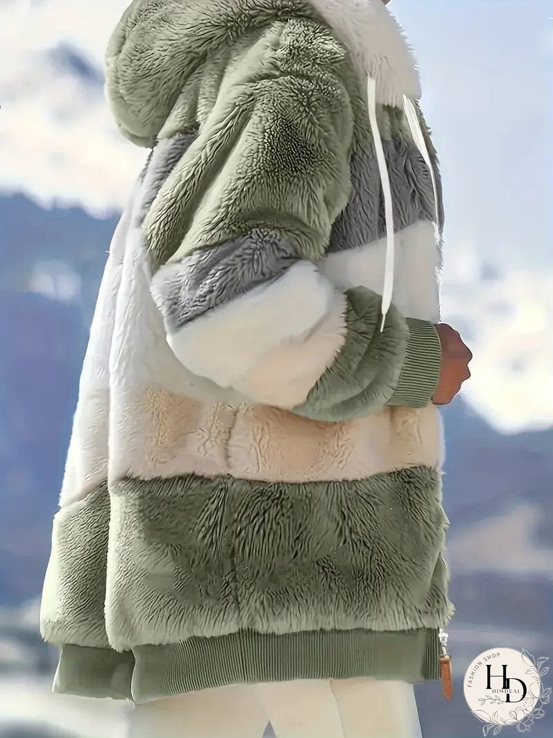 Trendy Tie-Dye Hooded Jacket