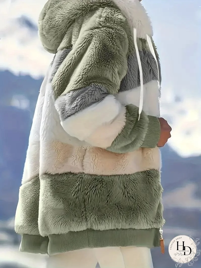 Trendy Tie-Dye Hooded Jacket