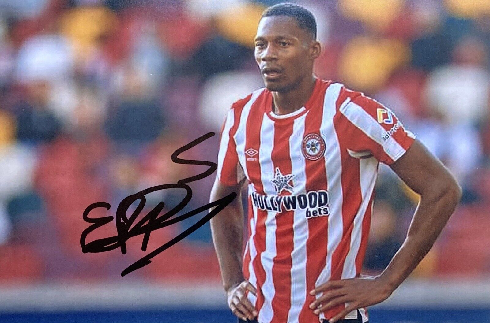 Ethan Pinnock Genuine Hand Signed Brentford 6X4 Photo Poster painting 2