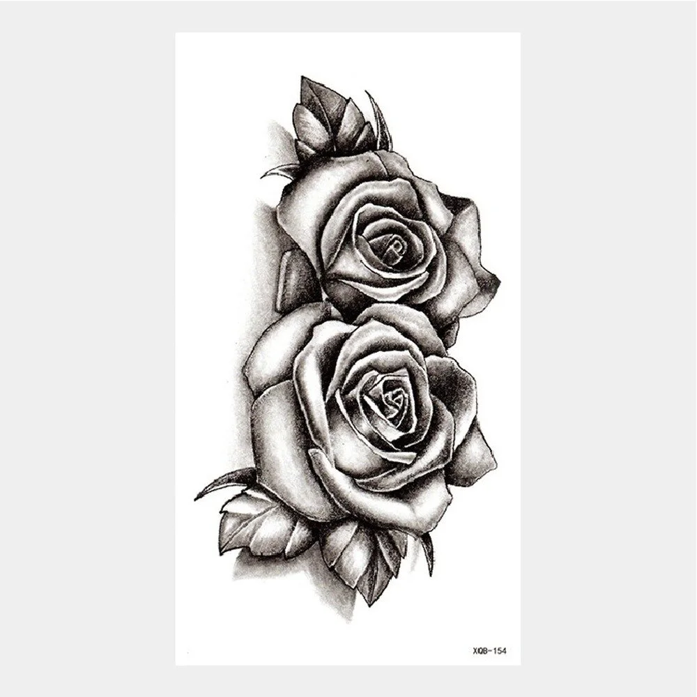 Sdrawing Tattoo Stickers Animal Tatoo Sticker Flying Dragon Wolf Head Tiger Dream Catcher Fake Tatto Body Art Makeup Stickers