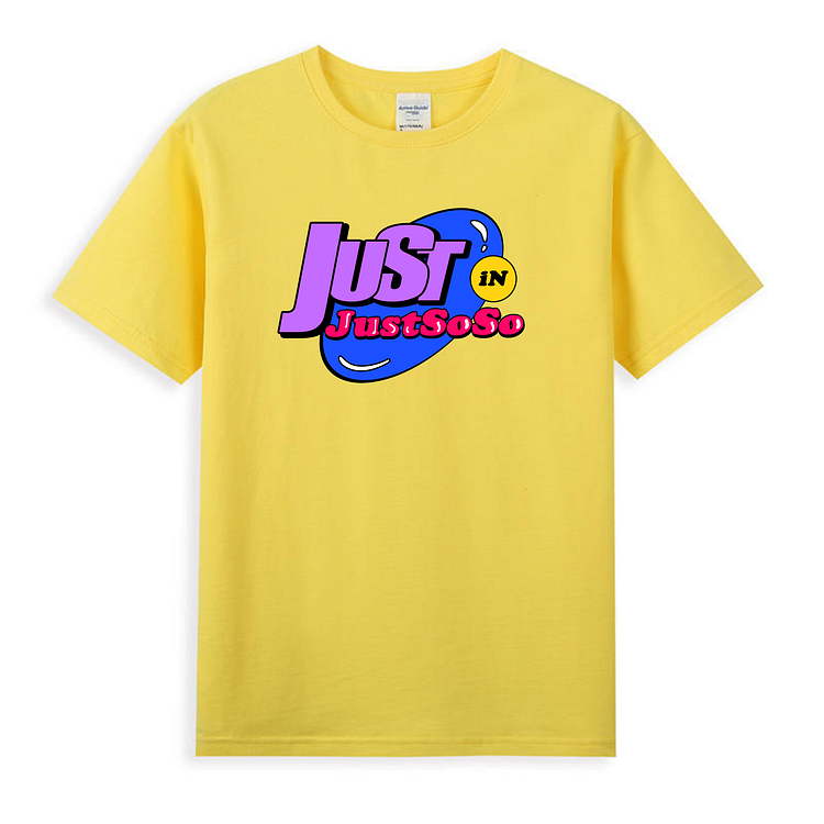 Unisex Just In JustSoSo Shirts Yellow