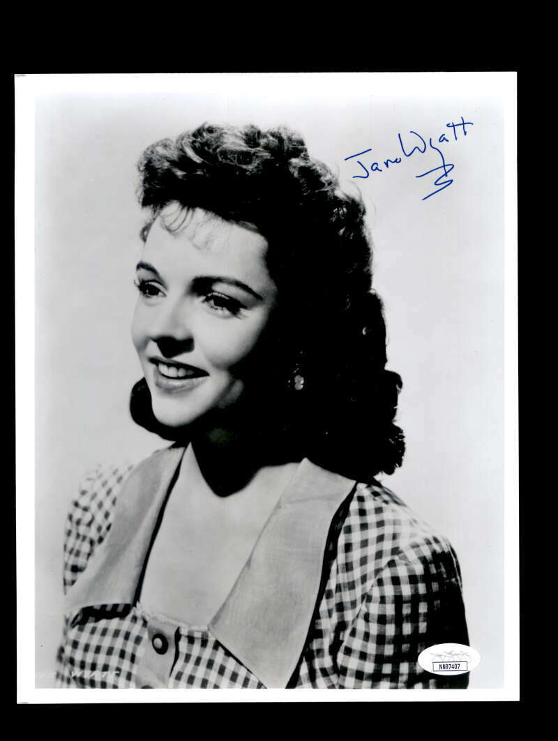 Jane Wyatt JSA Coa Signed 8x10 Photo Poster painting Autograph