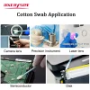 100pcs Industry Cotton Micro Swab Dus Off Fiber Laser Tools Anti-static for Cleaning Laser Lens Protective Windows Head Parts