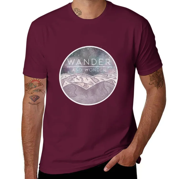 Caovogue Wander and Wonder T-Shirt sports fans customizeds quick-drying designer t shirt men