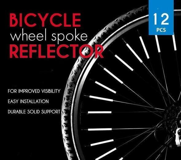 Bicycle Wheel Spoke Reflector 12 pcs)
