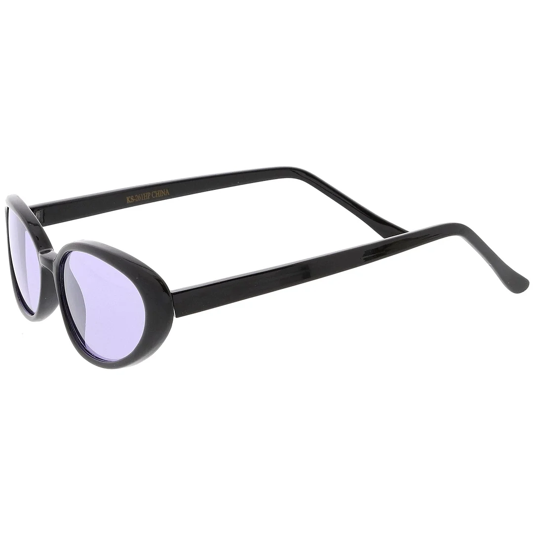 True Vintage Cat Eye Color Tinted Lens Oval glasses 51mm