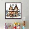 Christmas Cottage-11CT Counted Cross Stitch 50*50cm/19.69*19.69in