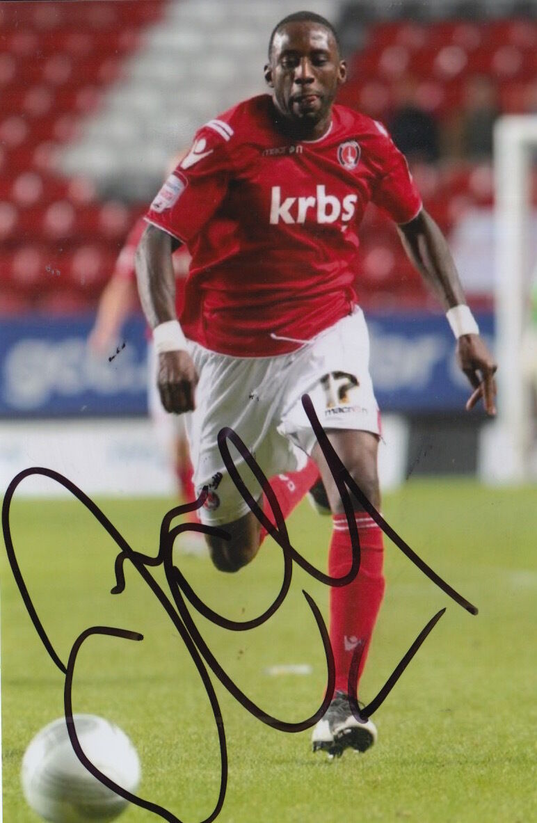 CHARLTON ATHLETIC HAND SIGNED JASON EUELL 6X4 Photo Poster painting.