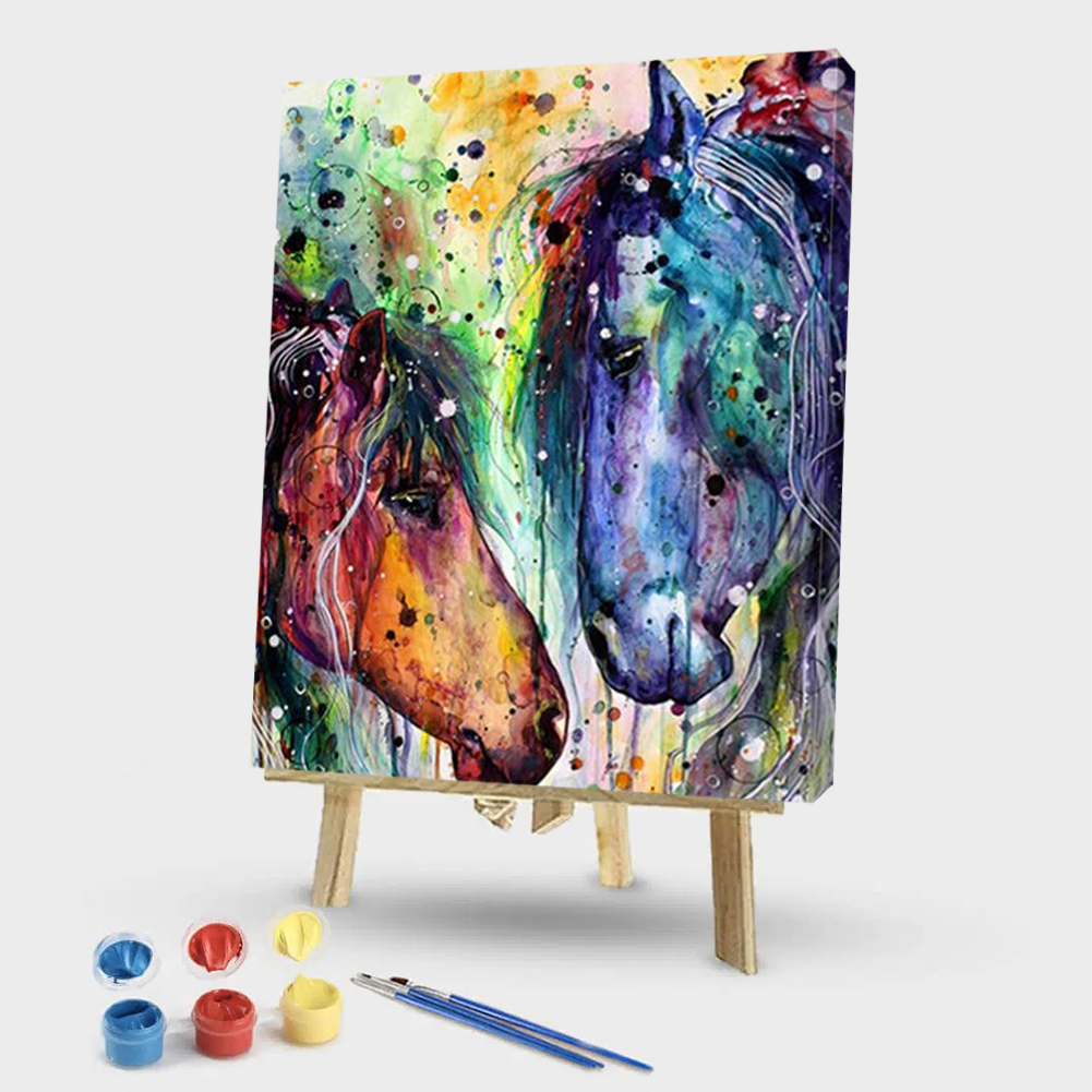 

40*50CM - Paint By Numbers - Color Horse, 501 Original