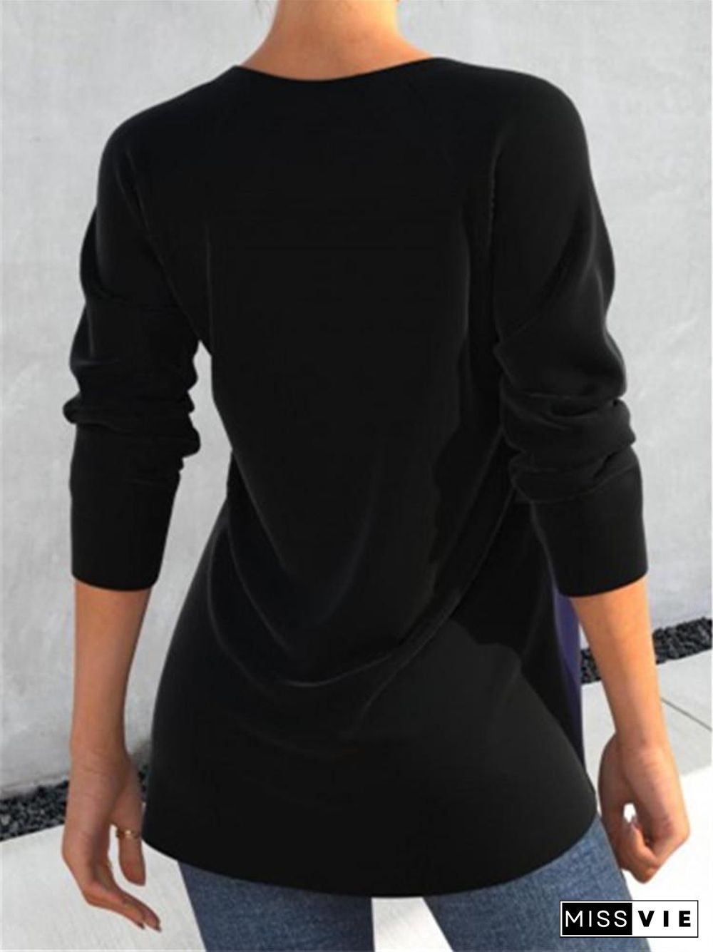 Happy Halloween Print Raglan Sleeve Tee