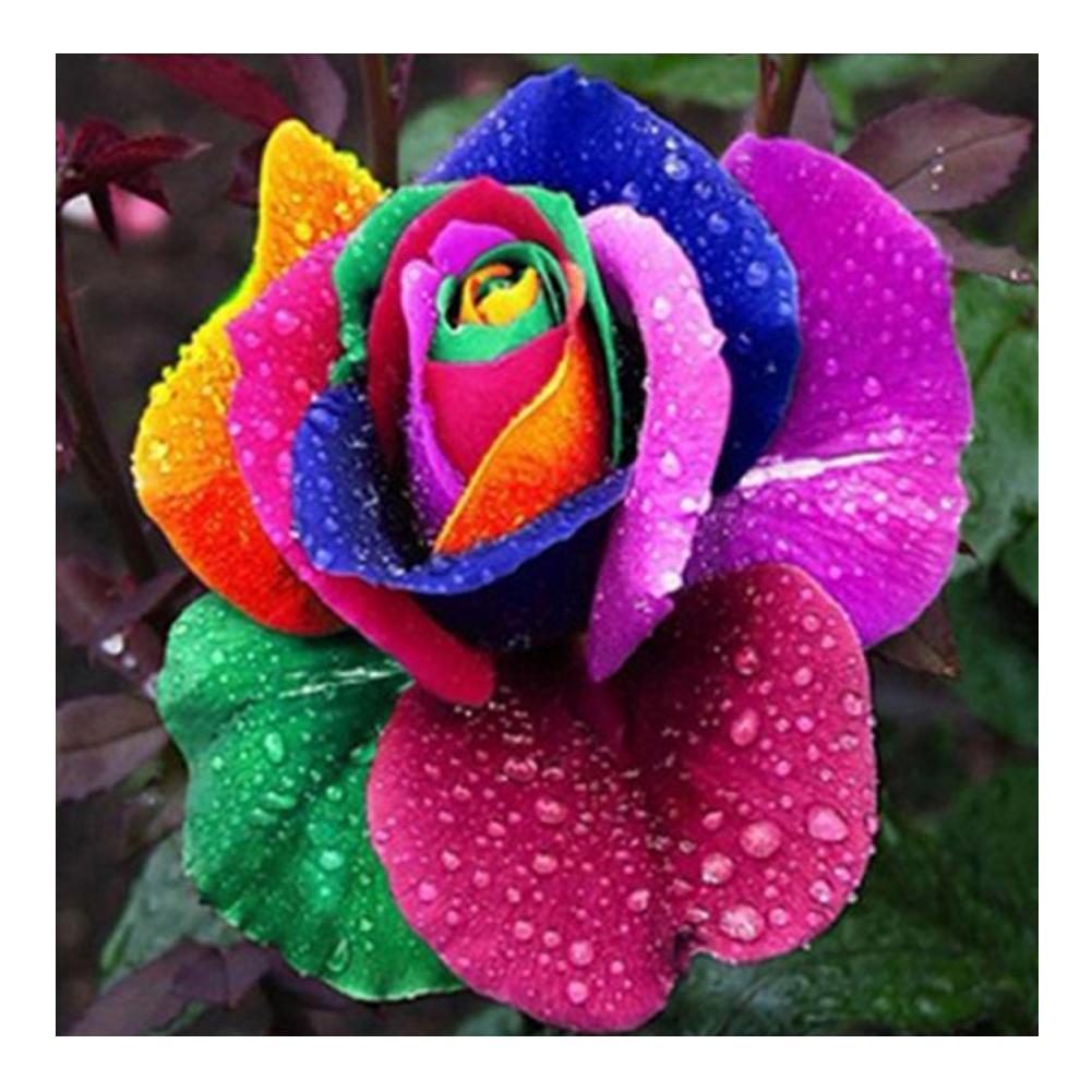 

30*30CM - Novelty Flower - Round Drill Diamond Painting, 501 Original