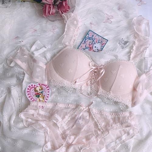 Sweet Bandage Lolita Bra Panties Set SP15795