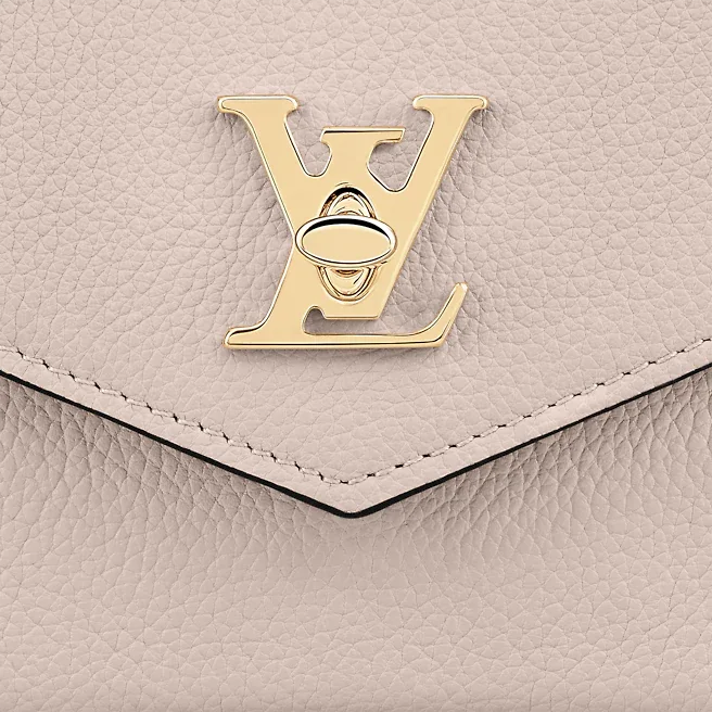 Louis Vuitton LV Women Mylockme Chain Pochette Greige Beige Calf