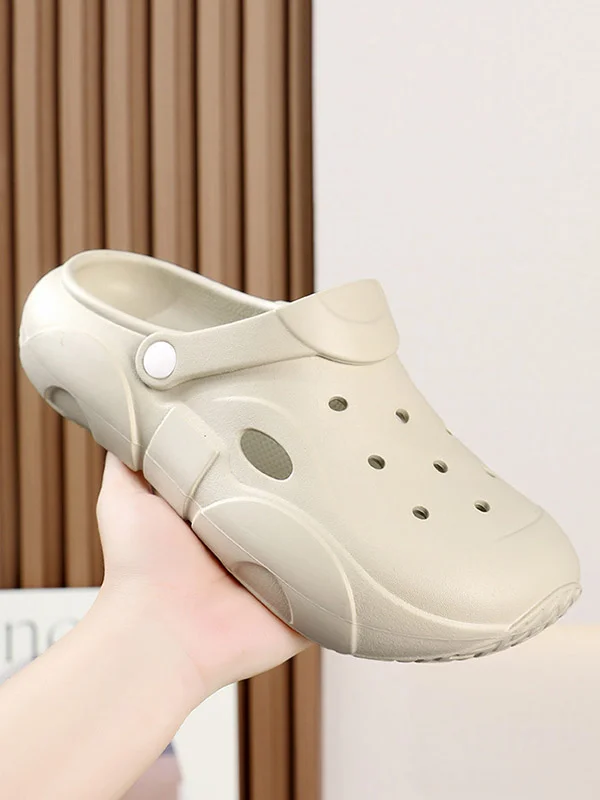 Hollow Sandals Platform Shoes Crocs