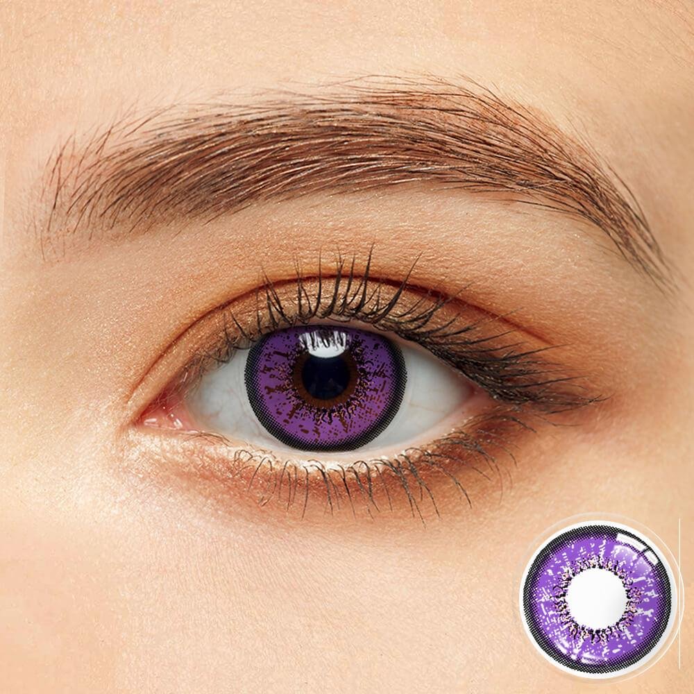 Flame Violet Contact Lenses