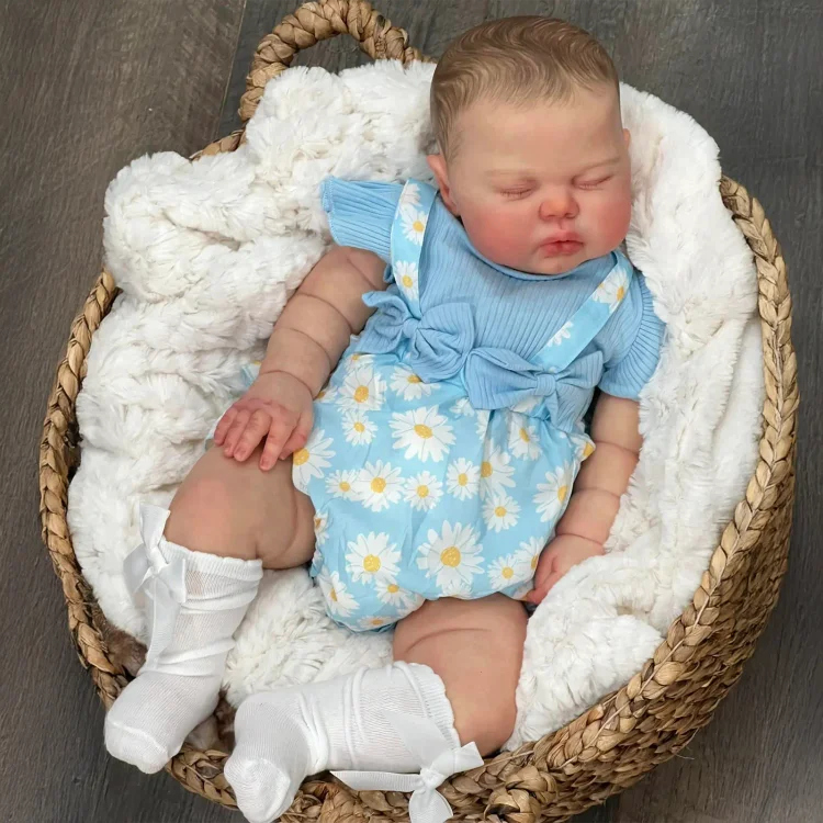 20" Sweet Sleeping Dreams Reborn Truly Baby Doll Girl Vikein, Lifelike Cloth Body Baby - Reborndollsshop®-Reborndollsshop®