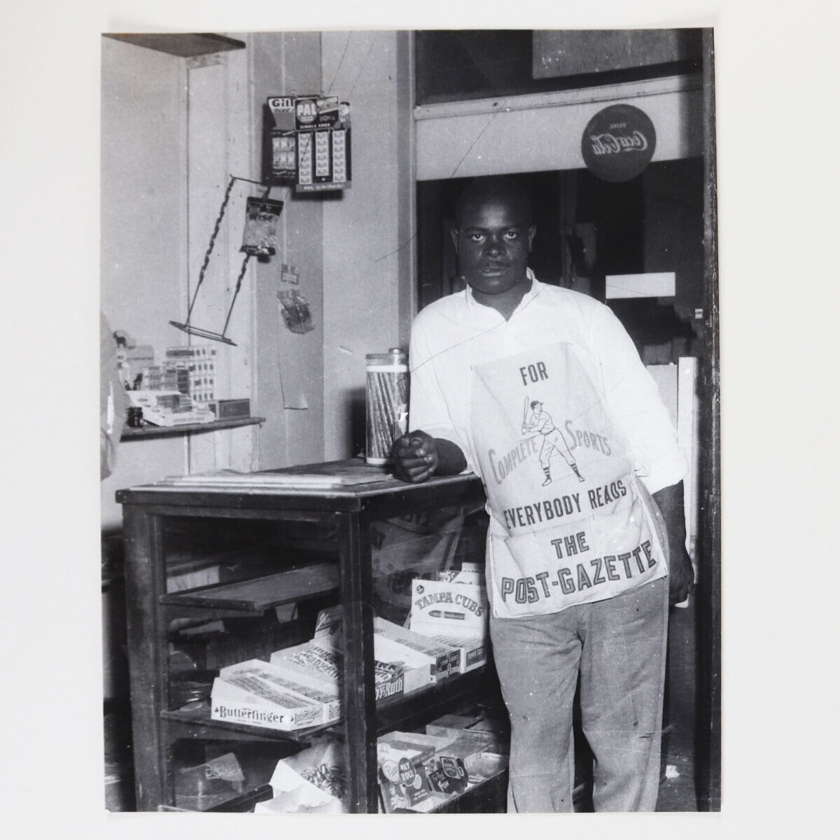 Teenie Harris Photo Poster painting 11x14 Man at the Corner Store