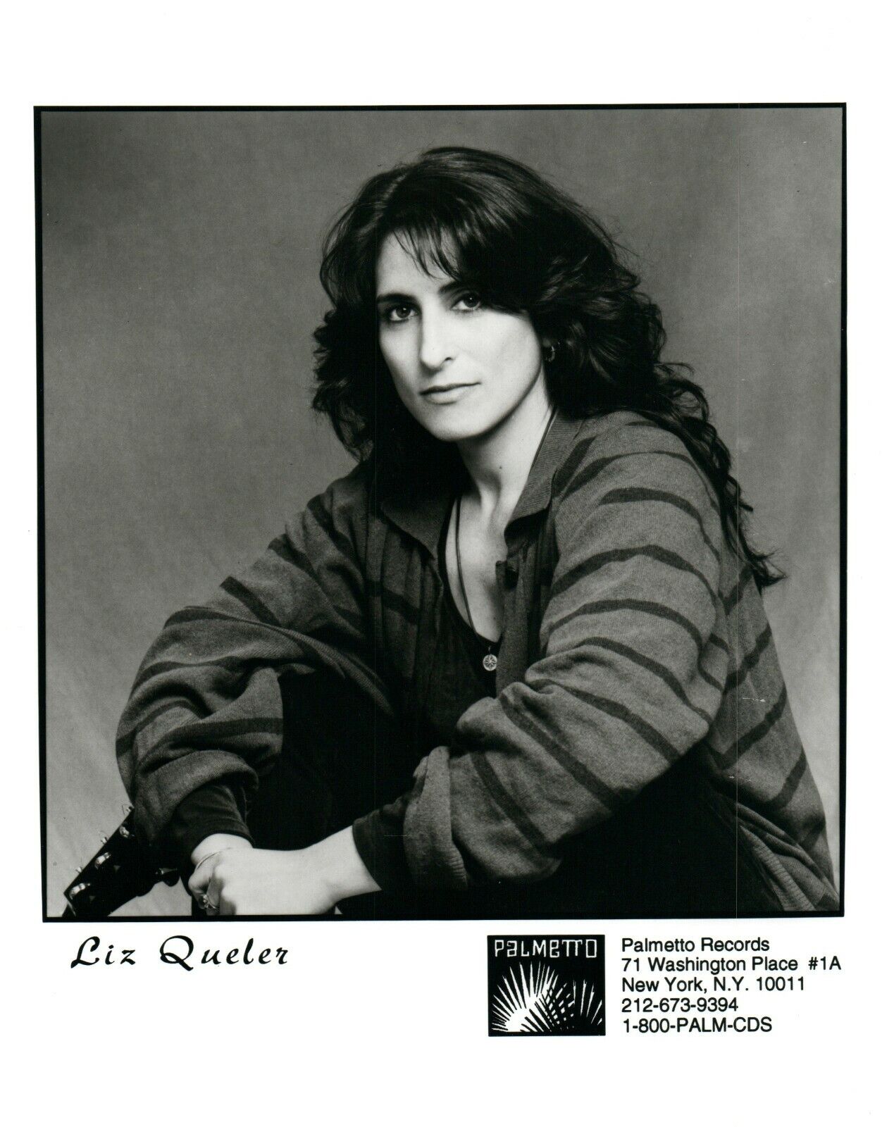 LIZ QUELER Neo Folk Music 8x10 Promo Press Photo Poster painting Palmetto Records