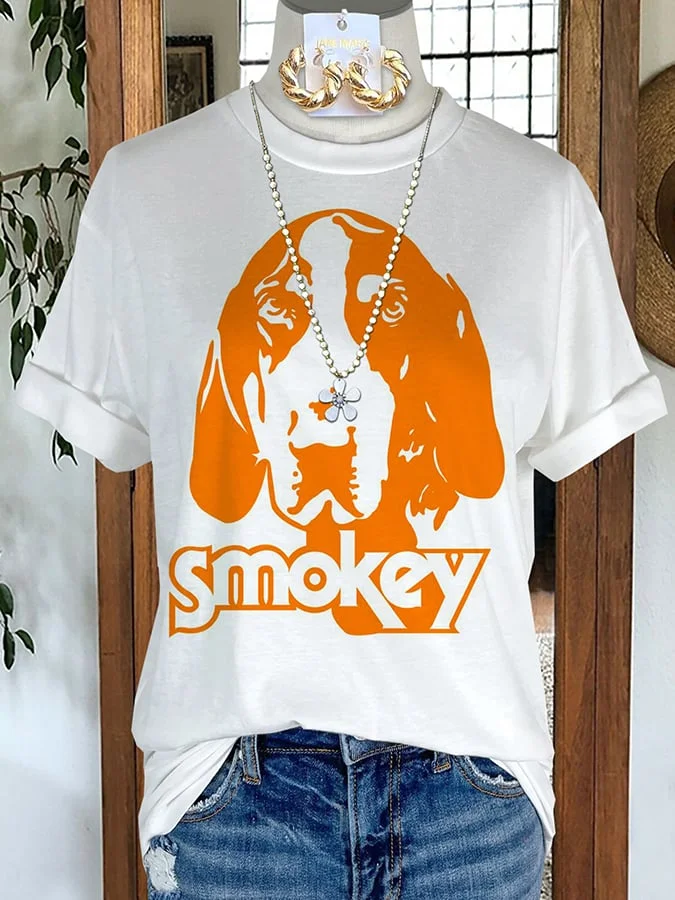Women's Tennessee Smokey Print Shirt