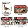 4pcs - Animal Warning- Vintage Metal Signs(8*12Inch)