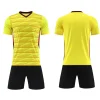 Customized Football Uniform Suit for Children, Men and Women, Breathable, Quick-Drying Short-Sleeved Football Jersey, Student Training Game Team Uniform with Printing