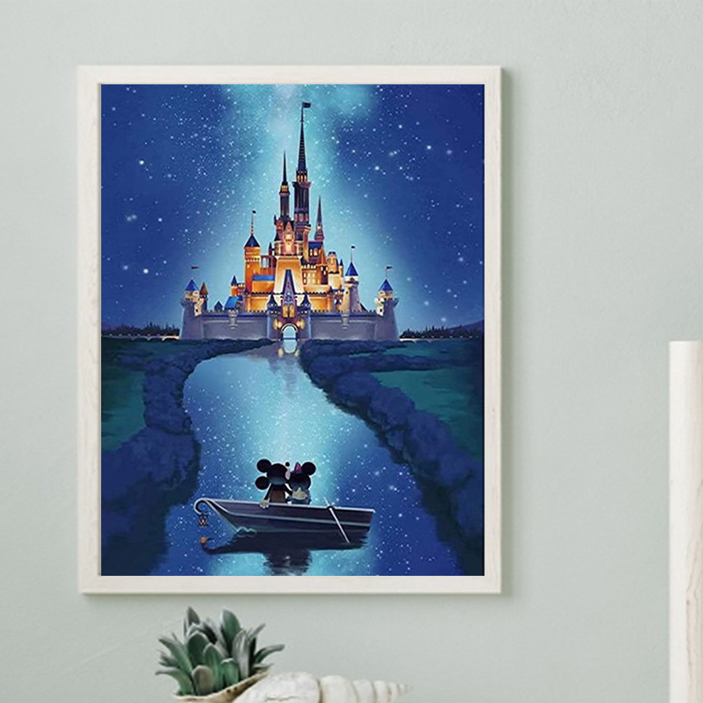 Disney Castle 50*60cm(picture) full square drill diamond painting