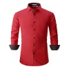 Men's Business Casual No-iron Long-sleeved Shirt
