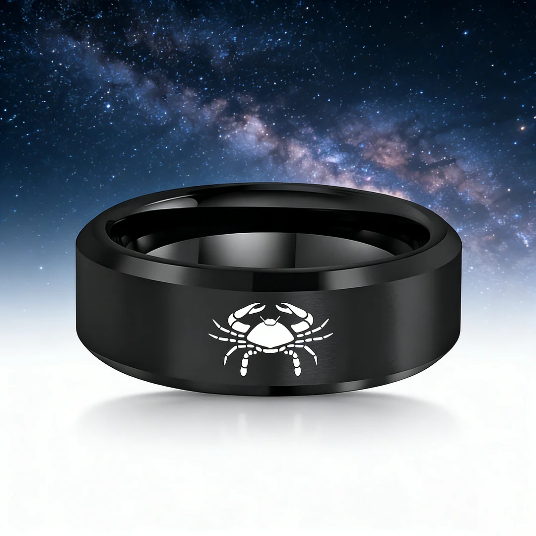 Black Cancer Tungsten Wedding Rings Beveled Edges Black Laser Etched Couple Tungsten Carbide Bands 4MM 6MM 8MM