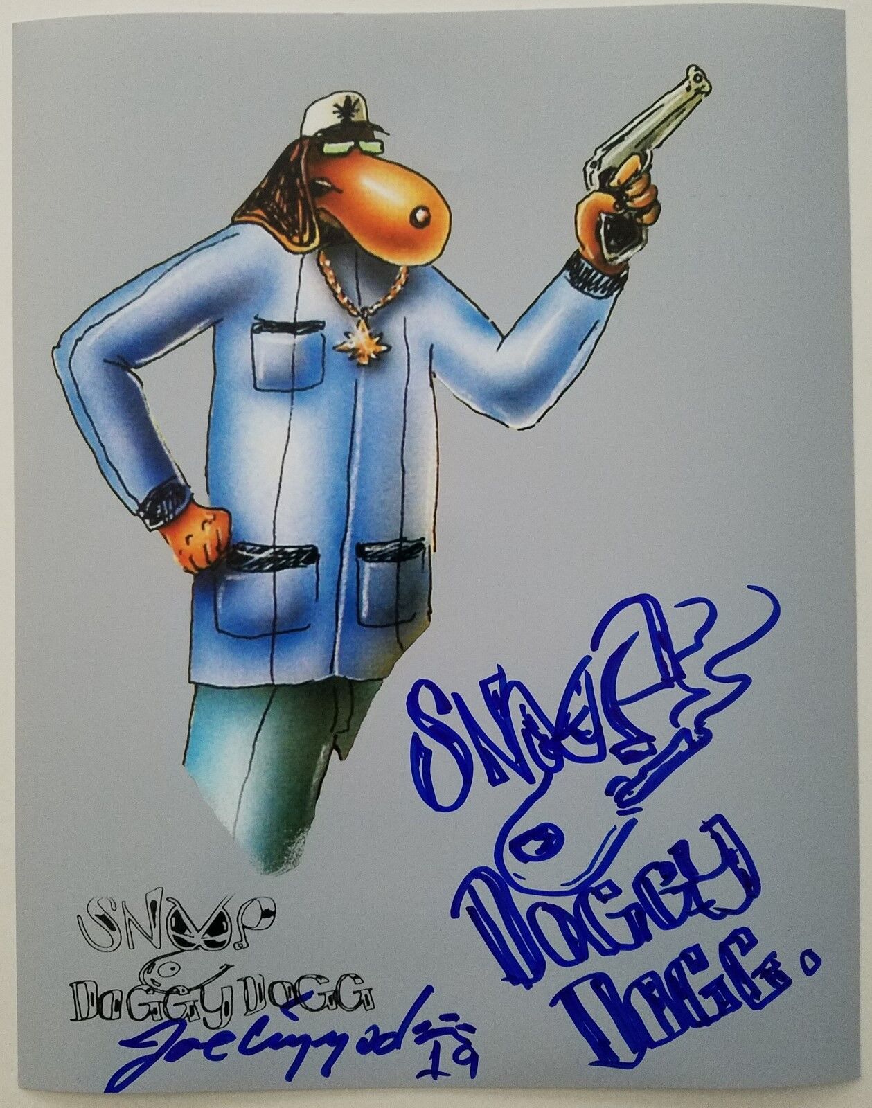 Joe Cool Signed & Sketched 11x14 Snoop Dogg Photo Poster painting Doggystyle LEGEND ARTIST RAD