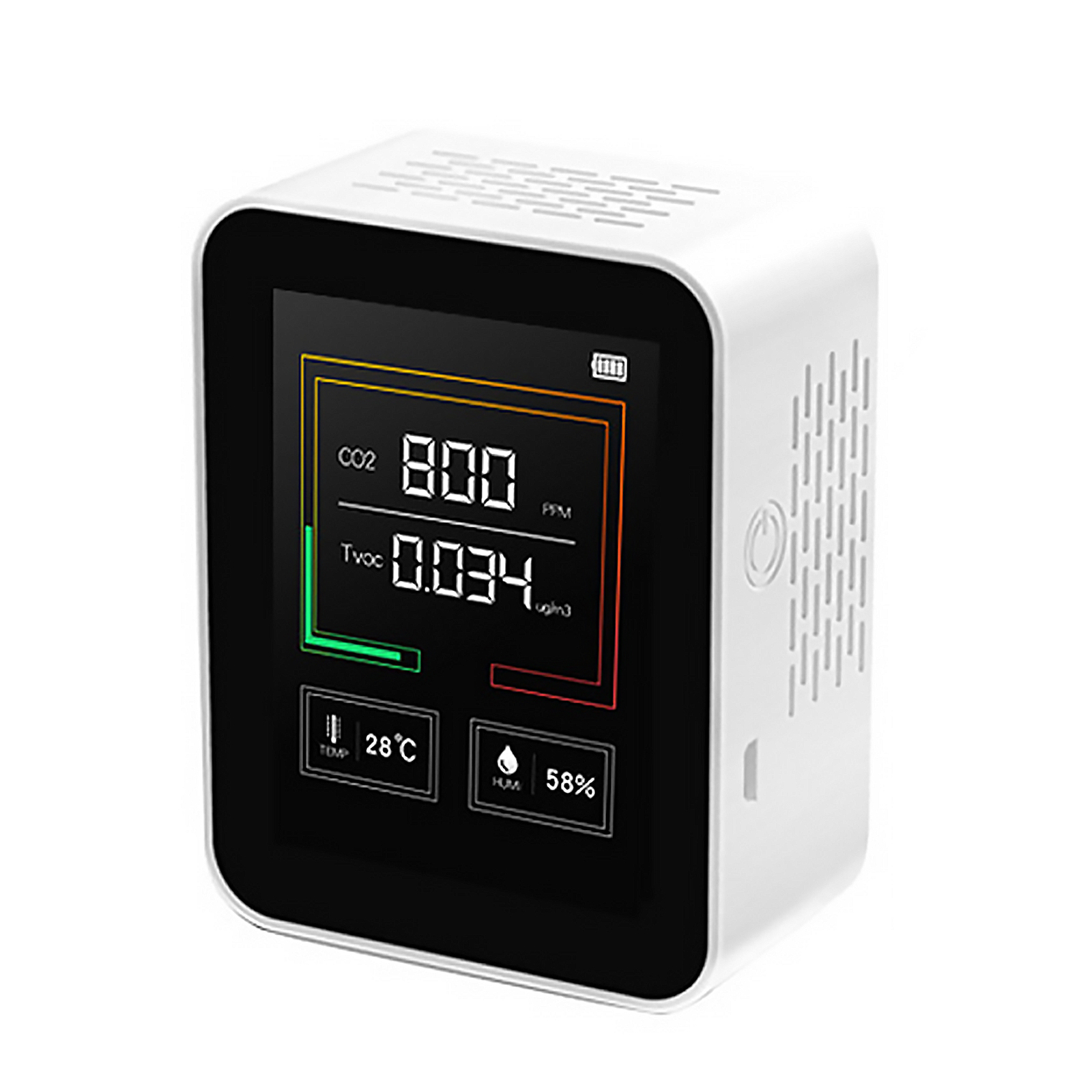 

CO2 Monitor Detector - CO2 / TVOC Gas Air Quality Tester for Home, Office, 501 Original