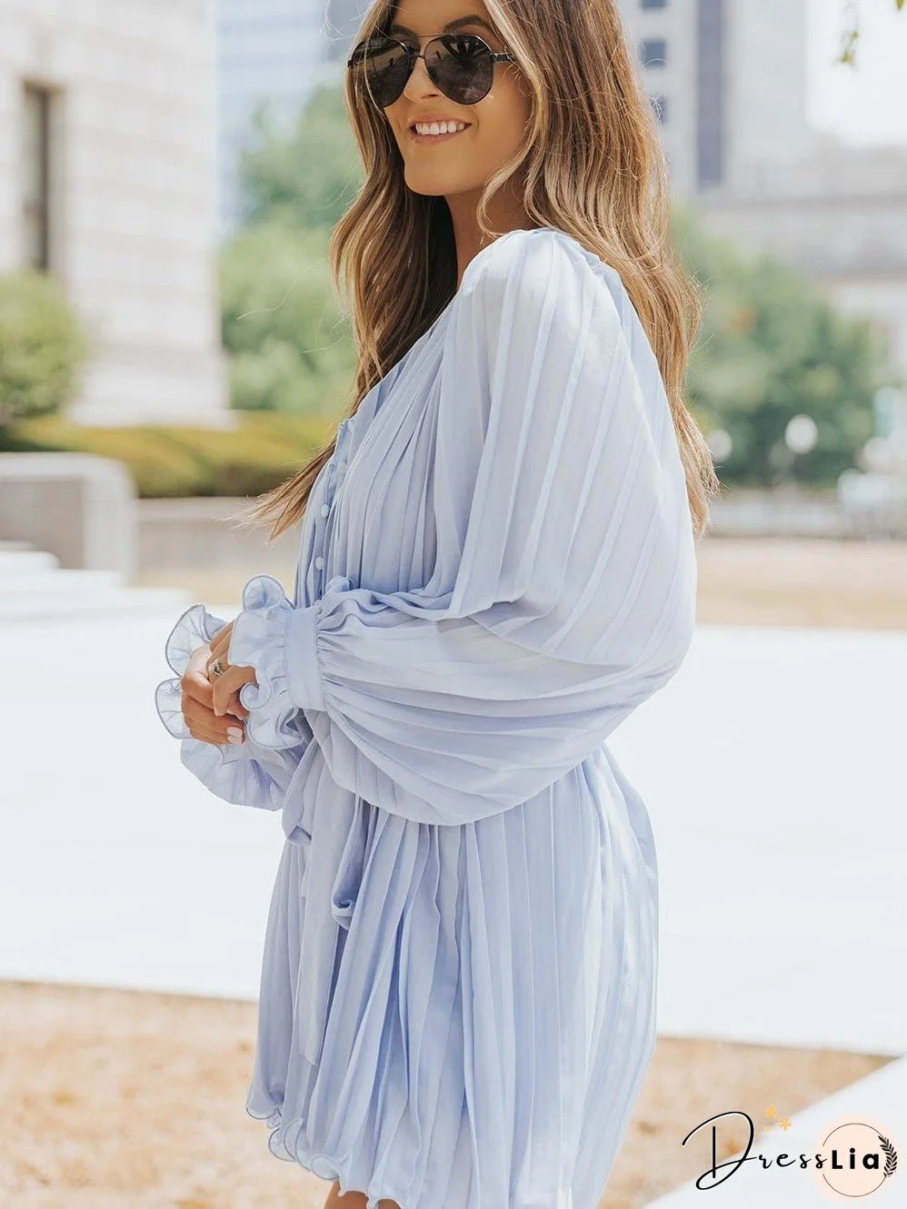 Charming Pleated Romper