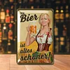 Beer Girl - Metal Tin Signs(8*12Inch/12*16Inch) - Bar