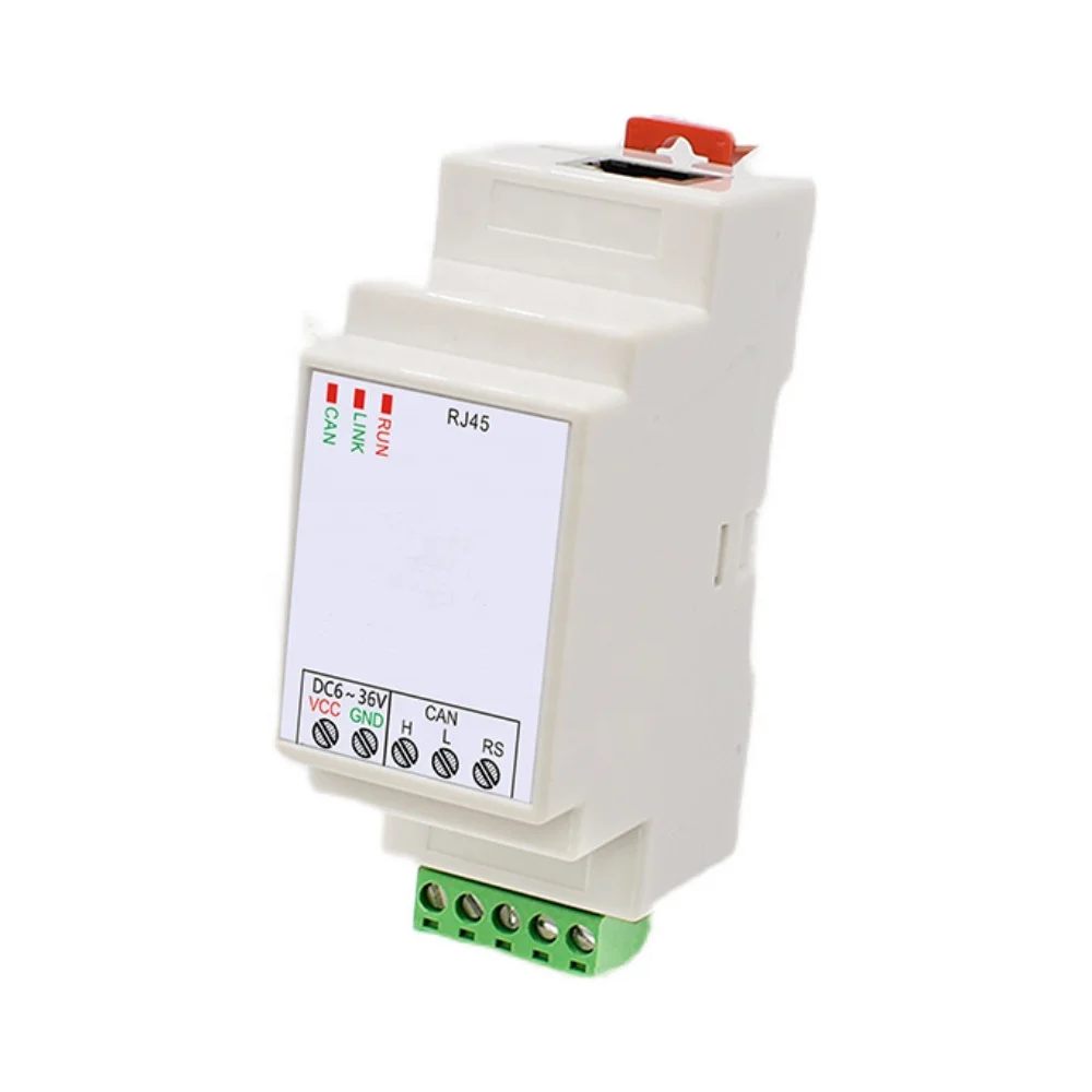 1-Way CANbus to UDP Adapter CAN to LAN TCP IP Gateway Ethernet to CAN Converter Isolated CAN Bus to Ethernet Converter