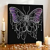 DIY Pearl Painting Butterfly for Home Wall Decor with Frame(30*30cm)