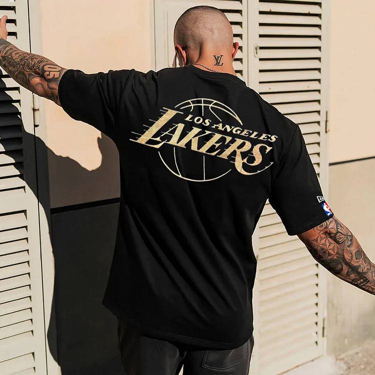 NBAMen's Lakers Champion Logo  T-Shirt fcea