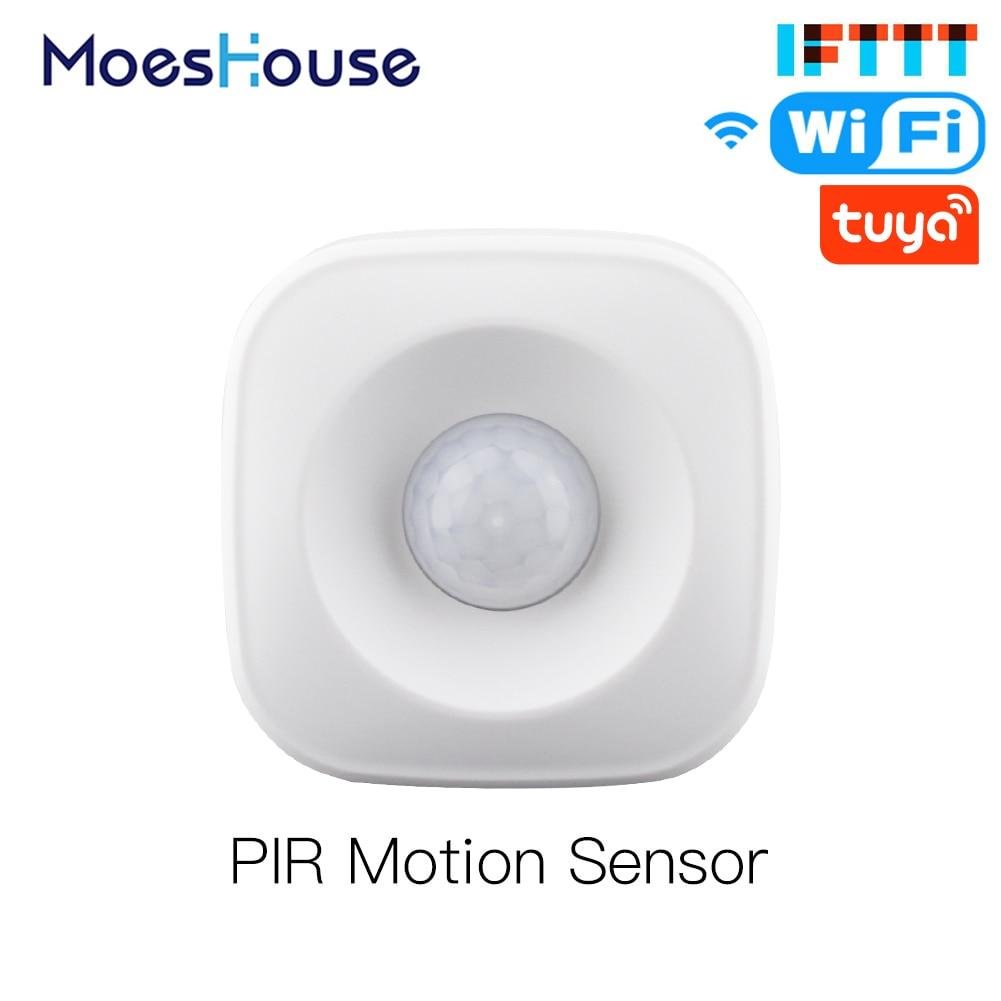Smart WiFi PIR Motion Sensor Human Detector Smart Life Tuya App Control Alarm System Smart Body Movement Sensor Work with IFTTT