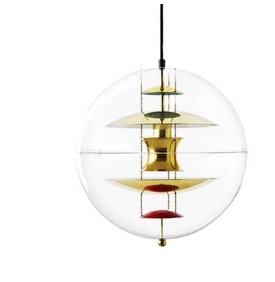 nordic Danish design Planet globe pvc ball pendant lights for hotel villa living room hanging lamp fixtures kitchen luminaire