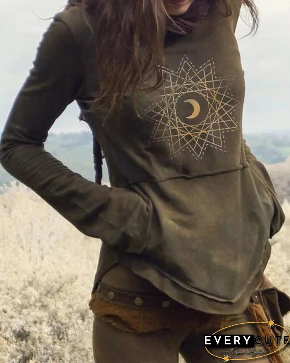 Geometric Women's Sweatshirt