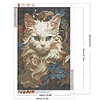 (40*60cm)Cat - Full Round Drill Diamond Painting