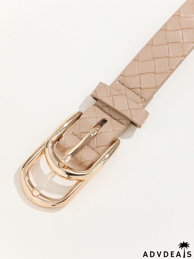 Double Metal Buckle Belt