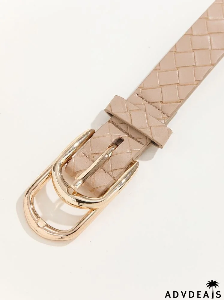 Double Metal Buckle Belt