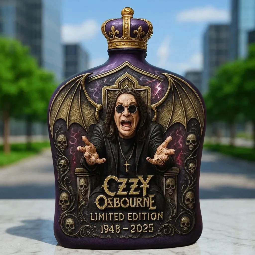 Ozzy Osbourne Limited Edition Whiskey Bottle
