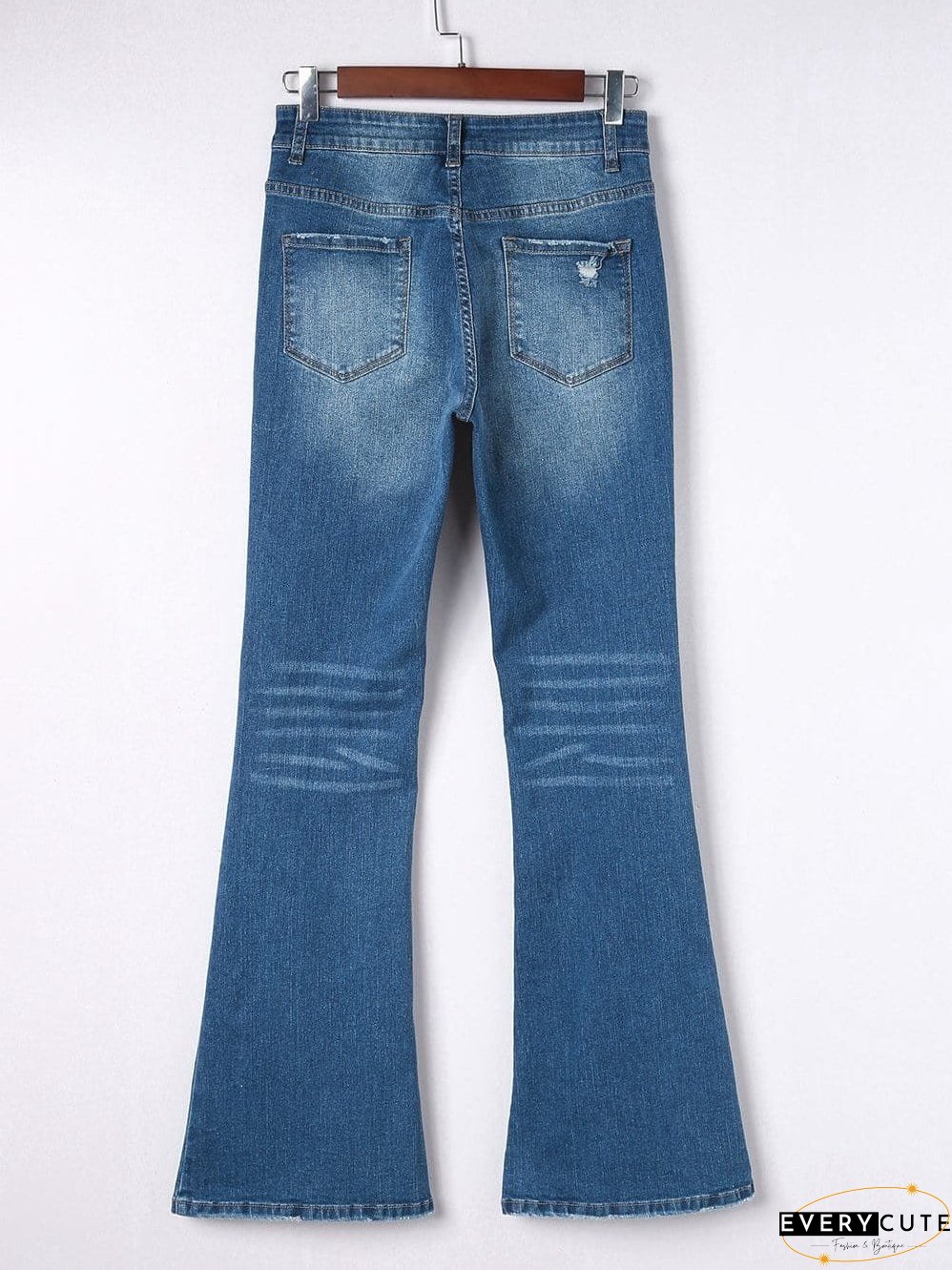 Trendy Flared Leg Jeans